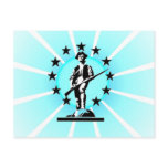 Glowing Minuteman Post Cards
