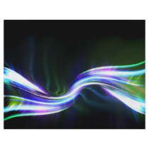 Glowing Plasma Fractal Abstract