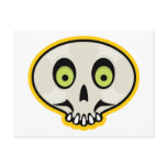 Glowing Skull Post Card