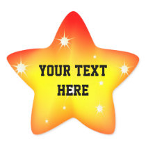 Glowing Star Sticker