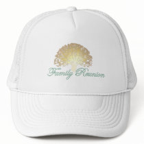 Glowing Tree Family Reunion Cap Trucker Hat
