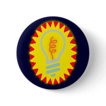 Glühbirne light bulb anstecknadelbutton