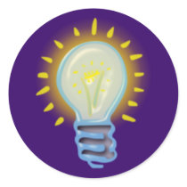glühbirne light bulb sticker
