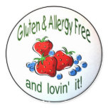 'Gluten and Allergy Free...' Stickers