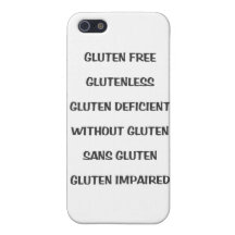 Gluten Challenged iPhone Case Case For iPhone 5