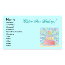 Gluten Free Baked Goods Business Card