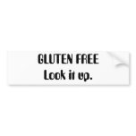Gluten free bumper sticker