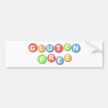 Gluten Free Celiac Bumper Sticker