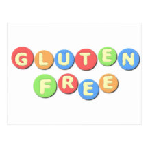 Gluten Free Celiac Post Cards