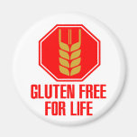 Gluten Free For Life Magnet