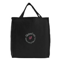 Gluten Free (GF) SolanoCountyCeliacs.org Embroidered Bag