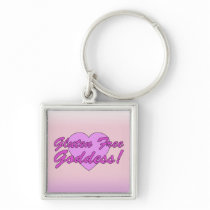 Gluten Free Goddess! Gluten Allergy Celiac Key Chain