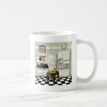 Gluten Free Kitchen Green Mugs