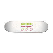 Gluten Free Live Lighter! Gluten Allergy Celiac Custom Skateboard