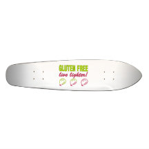 Gluten Free Live Lighter! Gluten Allergy Celiac Skate Board Decks