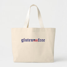 gluten-free U.S. Flag Jumbo Tote Bag