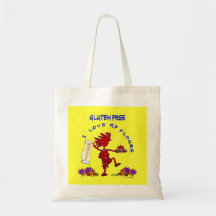 Gluten-Free Whimsical Design Tote Bag