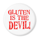 Gluten Is The Devil Magnets