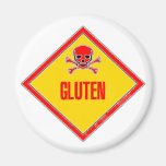 Gluten Poison Warning Magnet