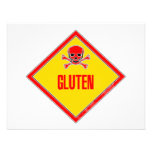 Gluten Poison Warning Personalized Invite