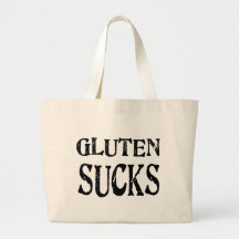 Gluten Sucks Tote Bag