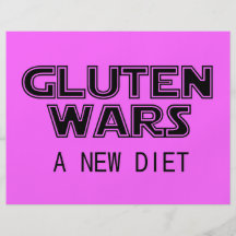 Gluten Wars: A New Diet Celiac Gluten Free Full Colour Flyer