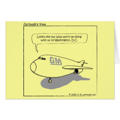 GM CEO Stepped Down Card by cartoosh