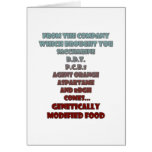 GM Foods Card
