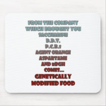 GM Foods Mouse Pads