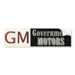 GM: Government Motors Bumper Sticker