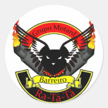 GM Ratátá Sticker Autocolante Em Formato Redondo