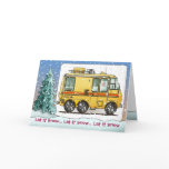GMC Motor Home Camper RV Holiday Cards