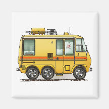 GMC Motor Home RV Magnet