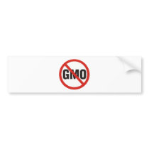 GMO Free Bumper Sticker