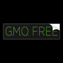 GMO Free bumper stickers