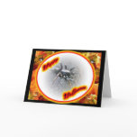 Gnaphosid Spider Happy Halloween Card