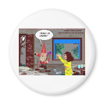 Gnome Cartoon Funny Gifts Tees Mugs Cards Etc Magnets