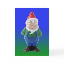 Gnome front and back card