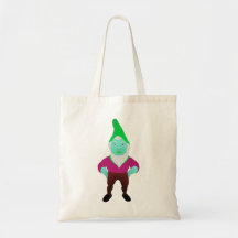 Gnome Garden Little Man Lawn Nome Gnome Underpants Tote Bags