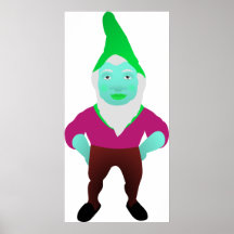 Gnome Garden Little Man Lawn Nome Gnome Underpants Posters