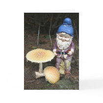 Gnome In The Garden Greeting Card