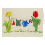 Gnome laundry line card