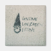 Gnome Liberation Front Fridge Magnet