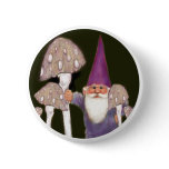 Gnome Mushrooms Pin