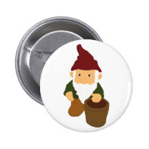 Gnome with Bucket Pins