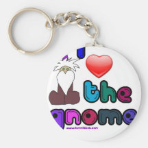 Gnomes Gnomes Gnomes Keychain