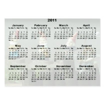 Gnomes Pocket Calendar Business Card Templates