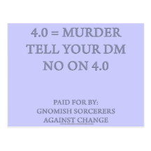 Gnomish Sorcerers Against Change Post Cards