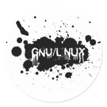 Gnu/Linux Slash Adesivo