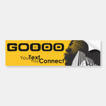 Go800 Promotional Bumper Sticker 1
